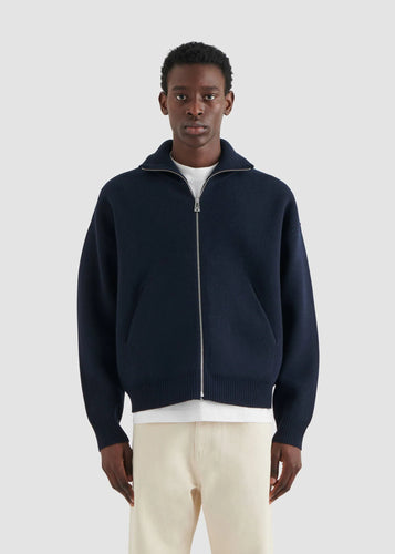 Axel Arigato Pull Core Zip en Laine Navy