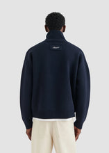 Charger l&#39;image dans la galerie, Axel Arigato Pull Core Zip en Laine Navy