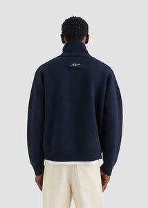 Axel Arigato Pull Core Zip en Laine Navy