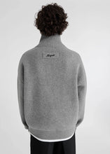 Charger l&#39;image dans la galerie, Axel Arigato Pull Core Zip en Laine Grey Melange