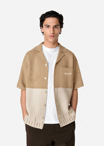 Axel Arigato Chemise Pier Textured Camel Beige
