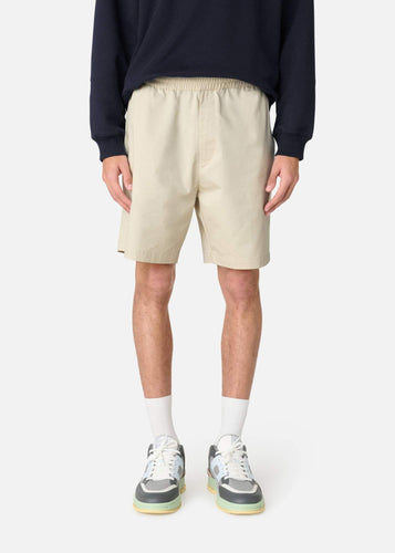 Axel Arigato Short Stitch Embroidered Pale Beige