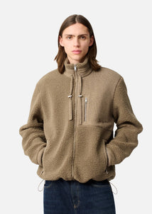 Axel Arigato Veste Alpine en Polaire Stone Brown
