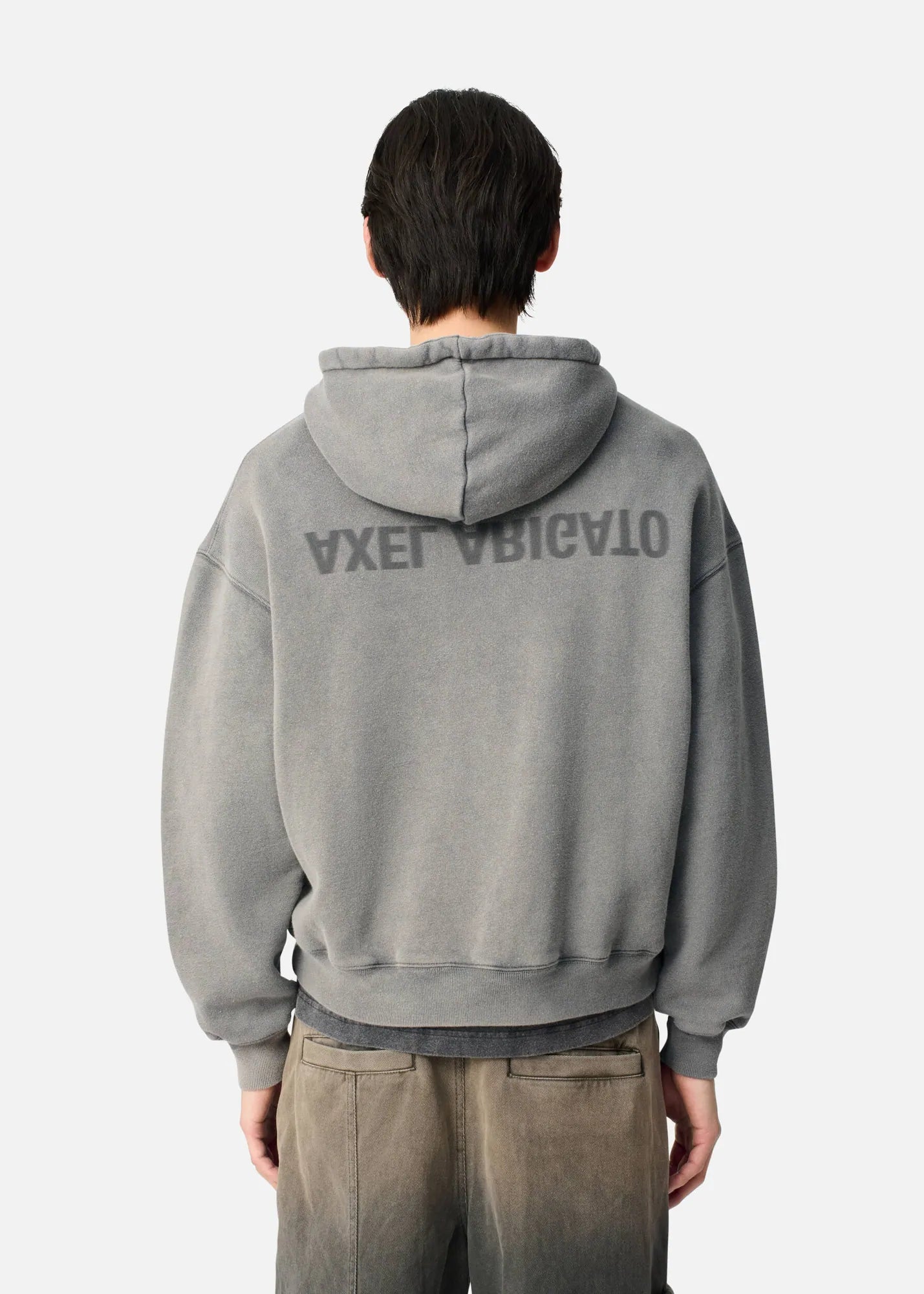 Axel Arigato Hoodie Distort Washed Slate Grey