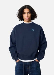 Axel Arigato Sweatshirt Micro Bee Bird Navy