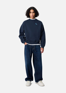 Axel Arigato Sweatshirt Micro Bee Bird Navy