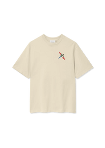 Axel Arigato T-shirt Micro Bee Bird Pale Beige