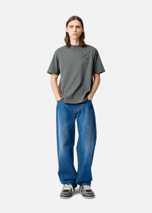 Axel Arigato T-shirt Micro Bee Bird Steel Grey
