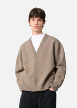 Charger l&#39;image dans la galerie, Axel Arigato Cardigan Milo en Laine Stone Brown