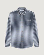 Charger l'image dans la galerie, Maison Labiche Chemise Bonne Graine en Flanelle Square Blue