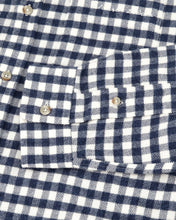Charger l'image dans la galerie, Maison Labiche Chemise Bonne Graine en Flanelle Square Blue