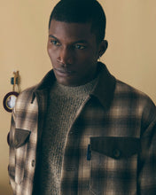 Charger l'image dans la galerie, Maison Labiche Veste Sabrier en Laine Plaid Sand Blue