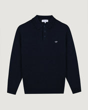 Charger l'image dans la galerie, Maison Labiche Pull Guillaumin Patch Coeur Nocturnal Blue
