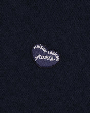Charger l'image dans la galerie, Maison Labiche Pull Guillaumin Patch Coeur Nocturnal Blue