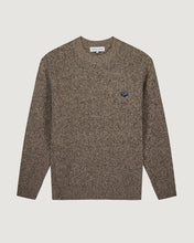 Charger l'image dans la galerie, Maison Labiche Pull Mulot en Laine Patch Coeur Beige Black