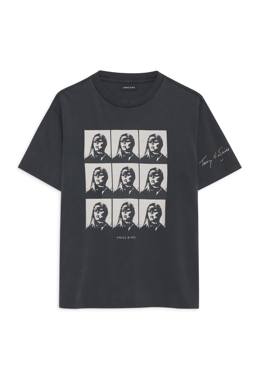 Anine Bing T-shirt Hudson x Brigitte Bardot Washed black