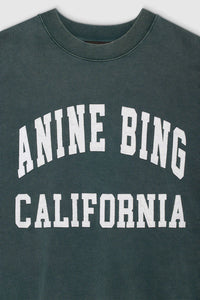Anine Bing Sweatshirt Miles Dark sage