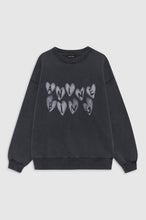 Charger l&#39;image dans la galerie, Anine Bing Sweatshirt Spencer Hearts Black