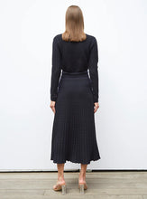 Charger l&#39;image dans la galerie, Molli Jupe Thelma Longue en Maille Cannage Nuit