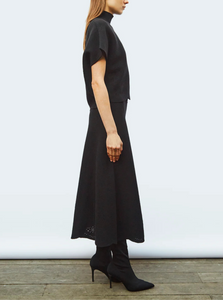 Molli Jupe Biscotte en Broderie Anglaise Noir