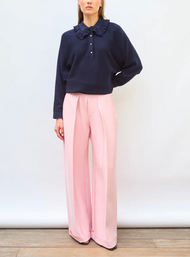 Molli Top Bouquet ample en Maille Nuit