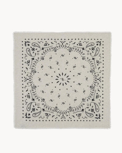 Kujten Grand Bandana Hachiko en Cachemire Avoine