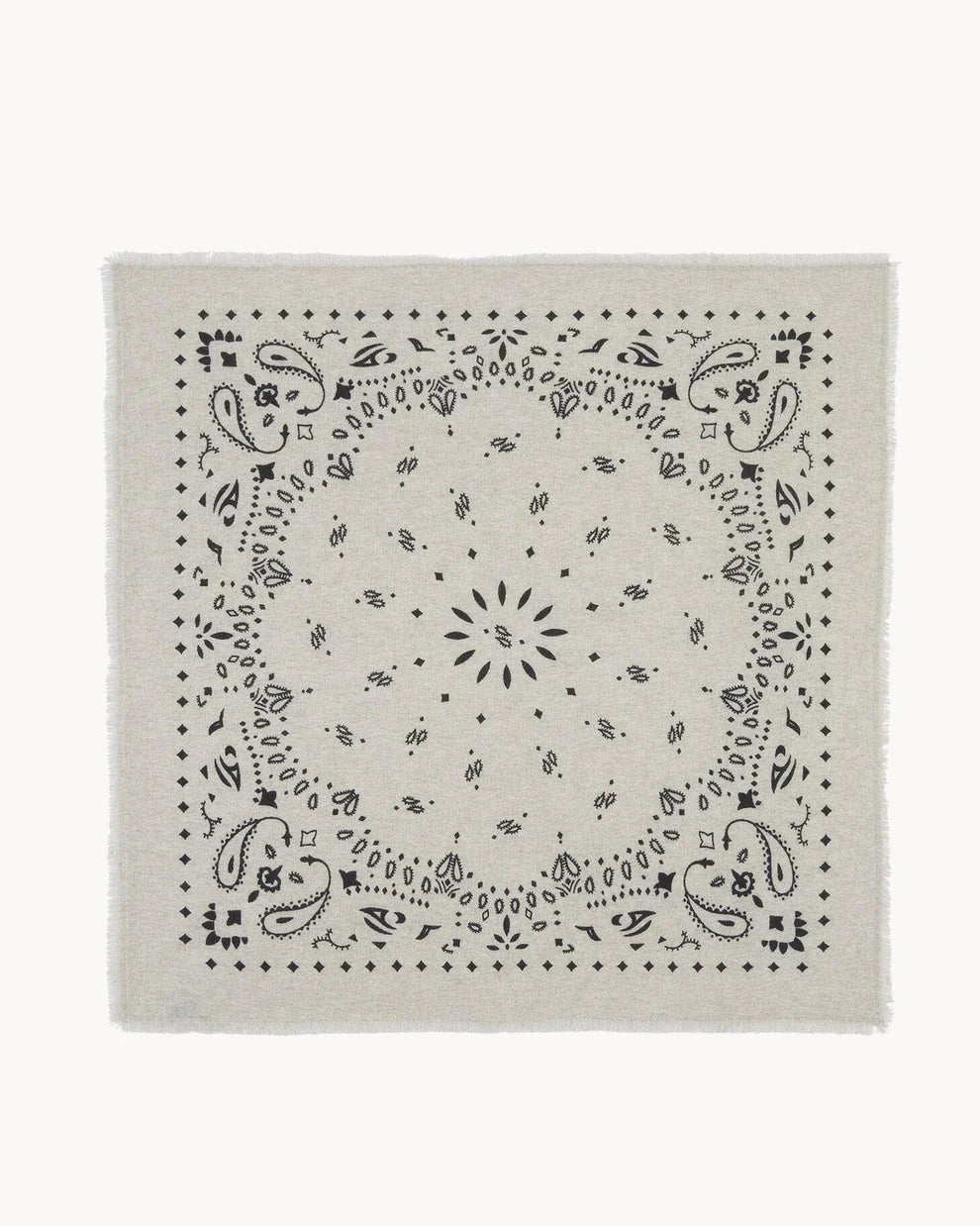 Kujten Grand Bandana Hachiko en Cachemire Avoine