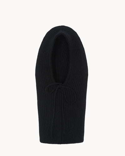 Kujten Cagoule Sybel Côtes Anglaises Cachemire Noir