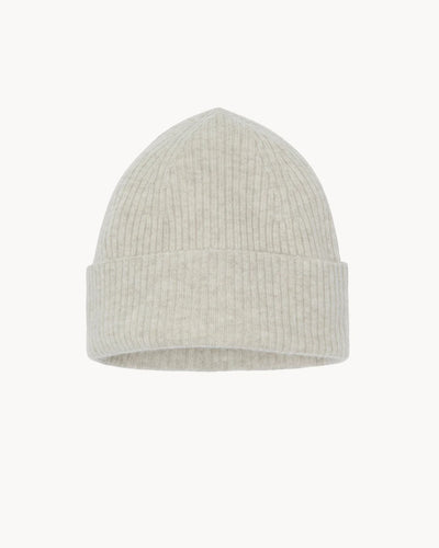 Kujten Bonnet Lilou à Revers Cachemire Avoine