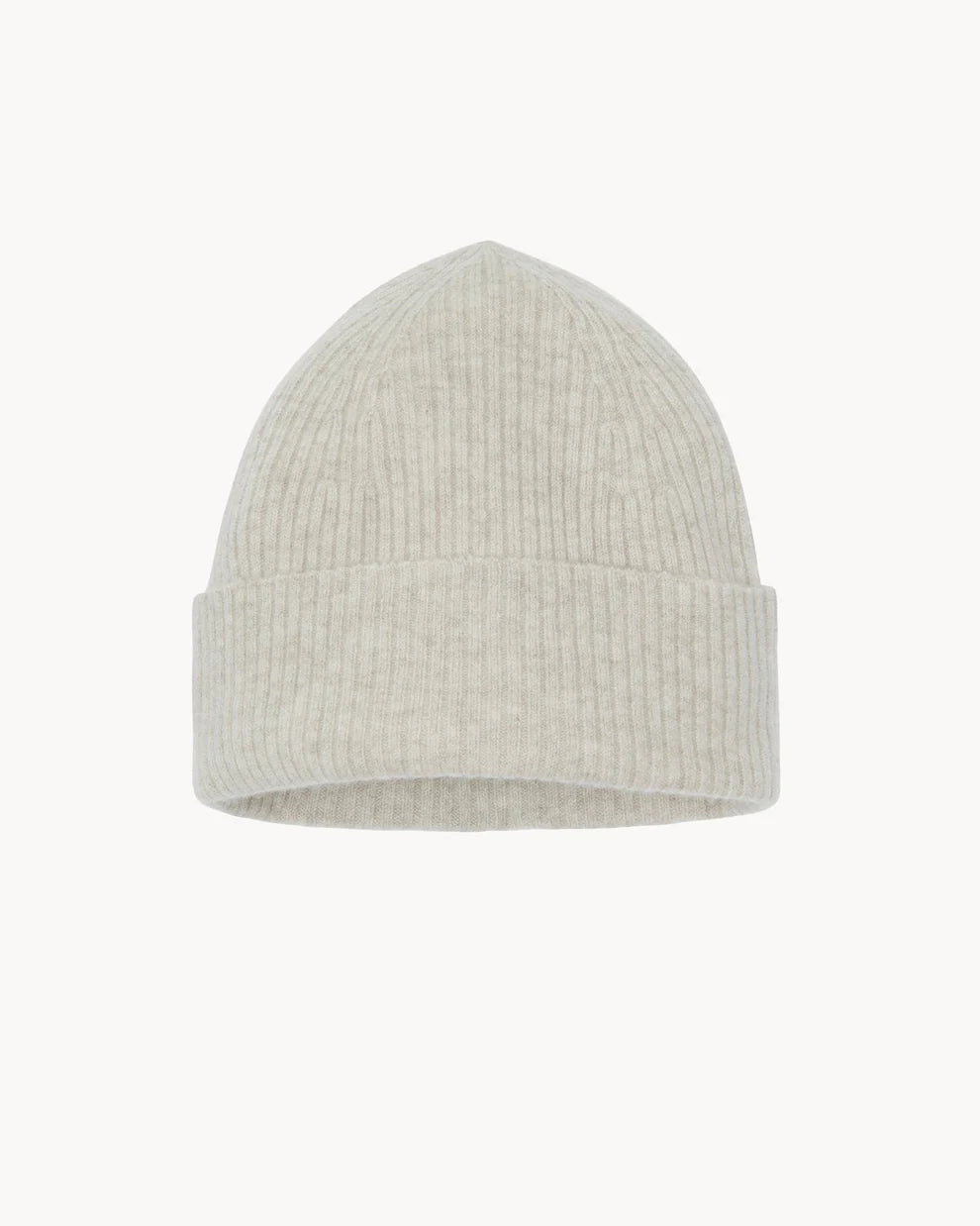 Kujten Bonnet Lilou à Revers Cachemire Avoine