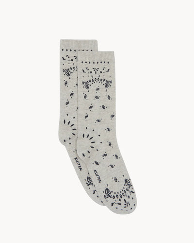 Kujten Chaussettes Sig Bandana Cachemire Avoine