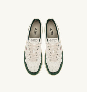 Autry Sneakers Medalist 01 Low Leather Goat Suede Bottle GS42