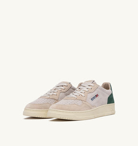 Autry Sneakers Medalist 01 Low Suede Sand Green TS19