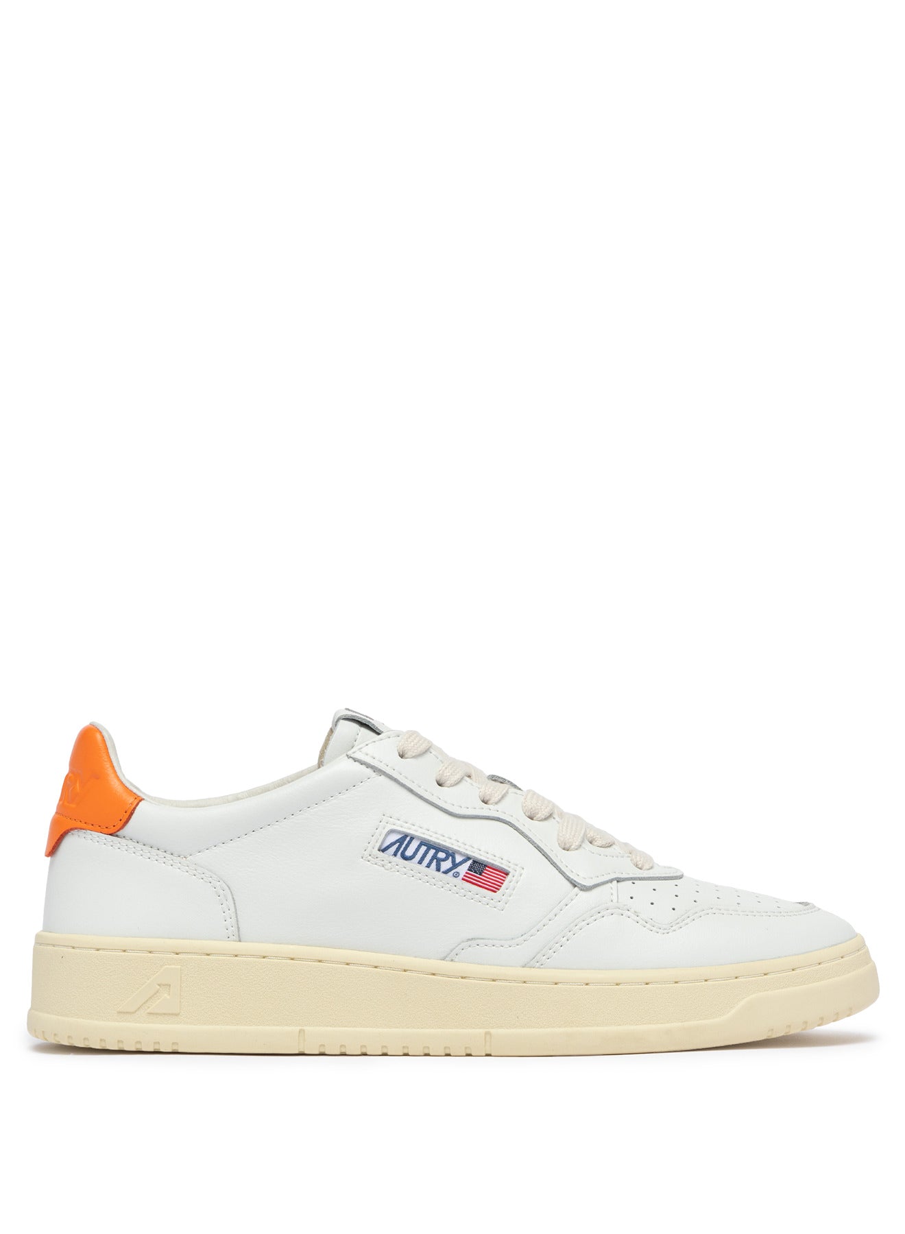 Autry Sneakers Medalist 01 Low Leather Orange LL26