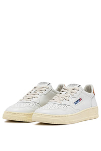 Autry Sneakers Medalist 01 Low Leather White Sand Storm LL76