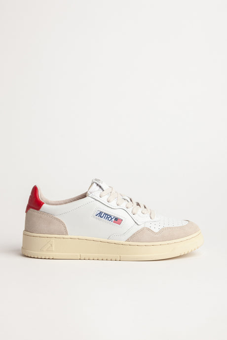 Autry Sneakers Medalist 01 Low Leather suede Red LS43