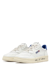 Autry Sneakers Medalist 01 Low Leather Blue ML06