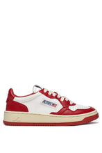 Charger l&#39;image dans la galerie, Autry Sneakers Medalist 01 Low Leather Red WB02