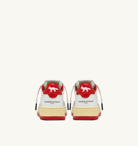 Autry x Maison Kitsuné Sneakers Medalist 01 Low Leather White Red