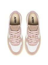 Charger l'image dans la galerie, Autry Sneakers Medalist 01 Low Leather Lilac White Phard BW01