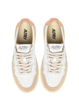 Charger l&#39;image dans la galerie, Autry Sneakers Medalist 01 Low Suede Peachp LS13