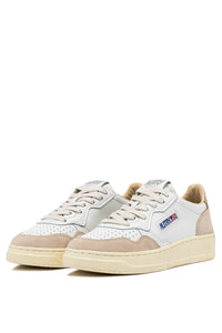 Autry Sneakers Medalist 01 Low Leather Suede Gold LS75