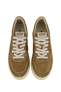 Autry Sneakers Medalist 01 Low Leather Suede Texas S414