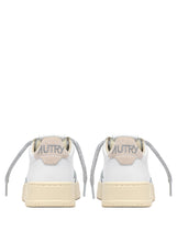 Charger l&#39;image dans la galerie, Autry Sneakers Medalist 01 Low Leather Lurex Silver SW02