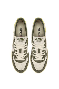 Autry Sneakers Medalist 01 Low Leather Suede Lemon TS05
