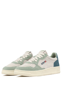 Autry Sneakers Medalist 01 Low Leather Suede Jade TS08