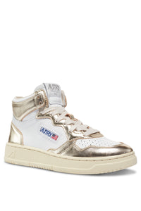 Autry Sneakers Medalist 01 Mid Leather Platinum WB16