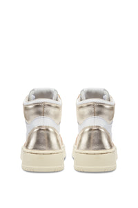 Autry Sneakers Medalist 01 Mid Leather Platinum WB16