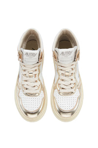 Autry Sneakers Medalist 01 Mid Leather Platinum WB16
