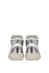Autry Sneakers Medalist 01 Mid Leather Silver WB18